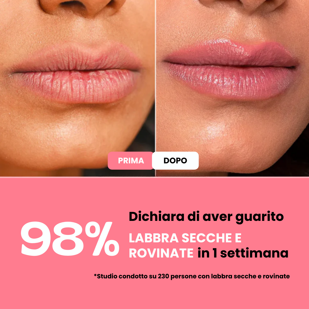 Maschera rimpolpante labbra al collagene