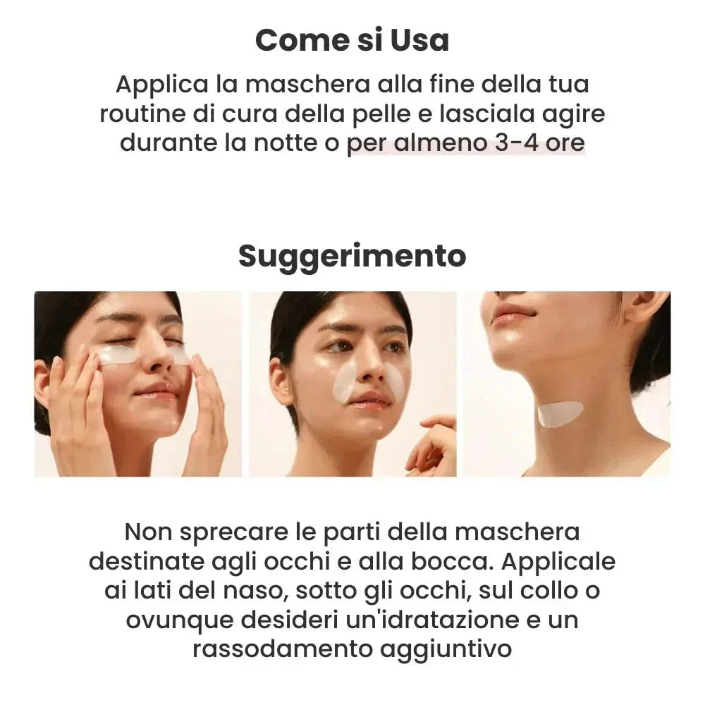 Maschera al bio collagene