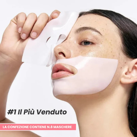 Maschere al bio-collagene (8 Maschere)