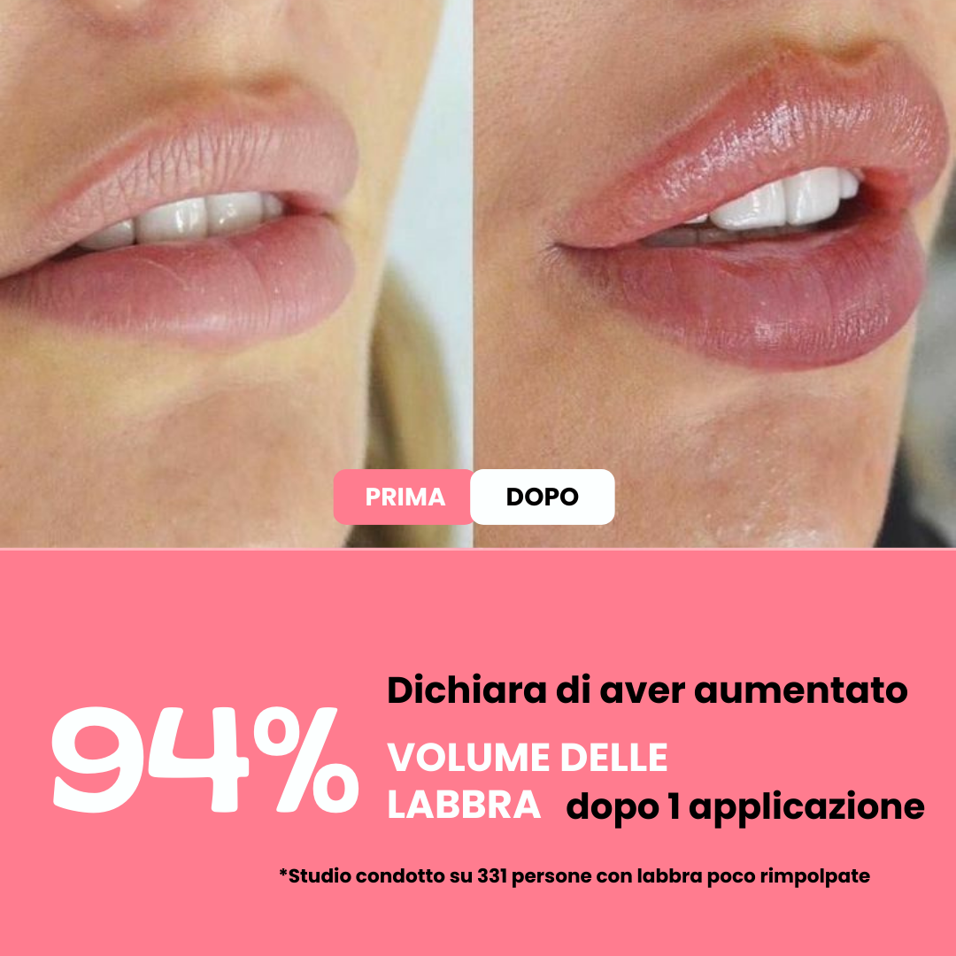 Maschera rimpolpante labbra al collagene